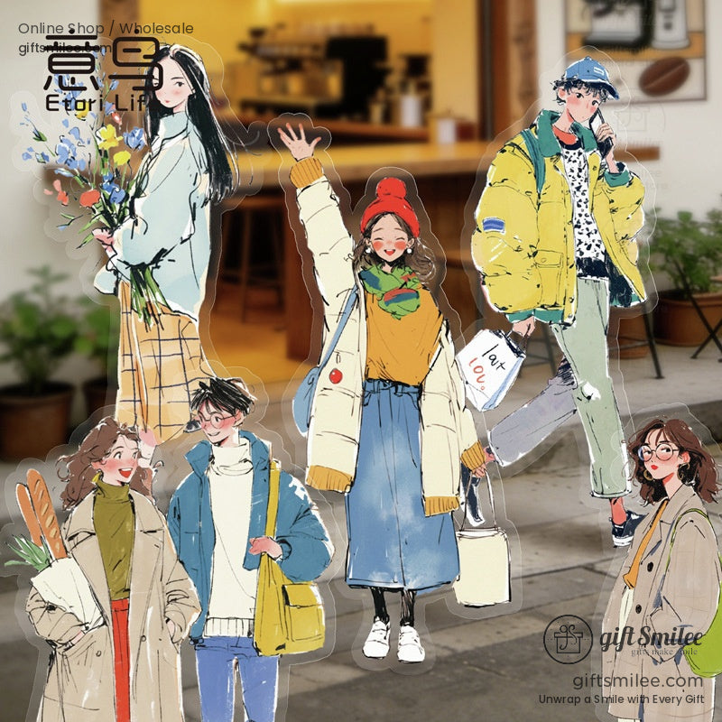 Fashion Characters Sticker Pack | KS-SA-4322