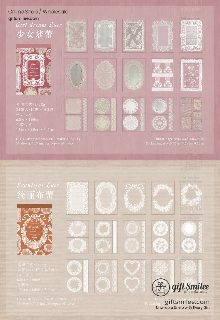 Lace Museum Sticker Book | KS-SA-4389