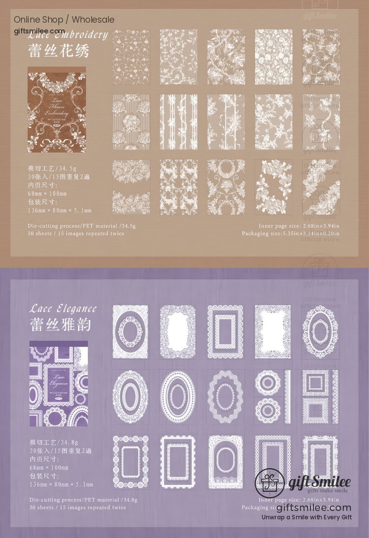 Lace Museum Sticker Book | KS-SA-4389