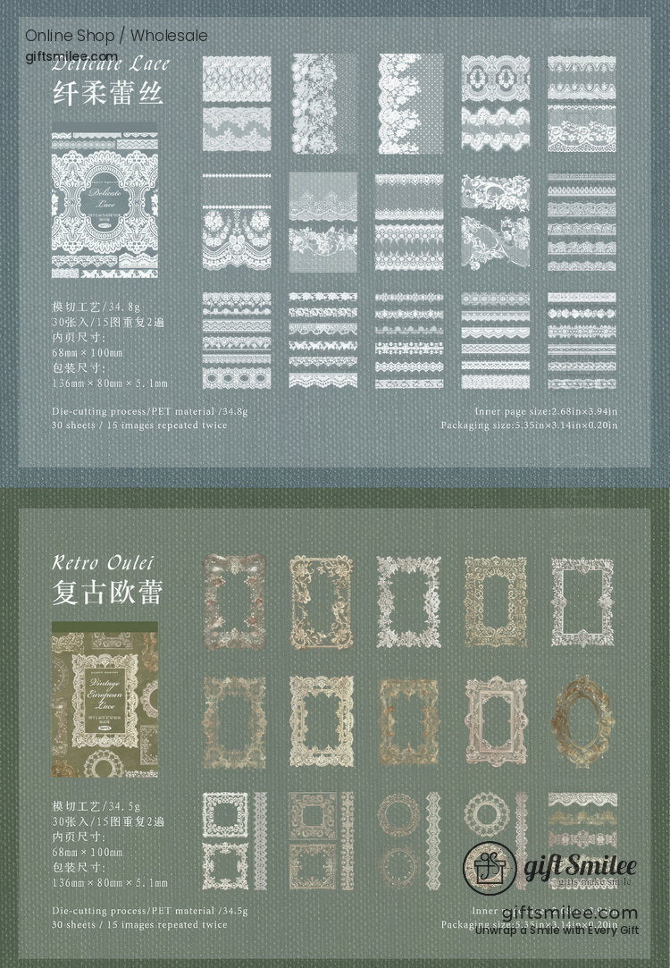 Lace Museum Sticker Book | KS-SA-4389