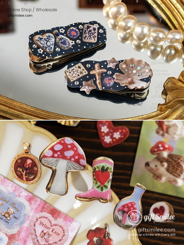 Coated Paper Die-Cut 3D Vintage Museum Sticker Book | KS-SA-4422