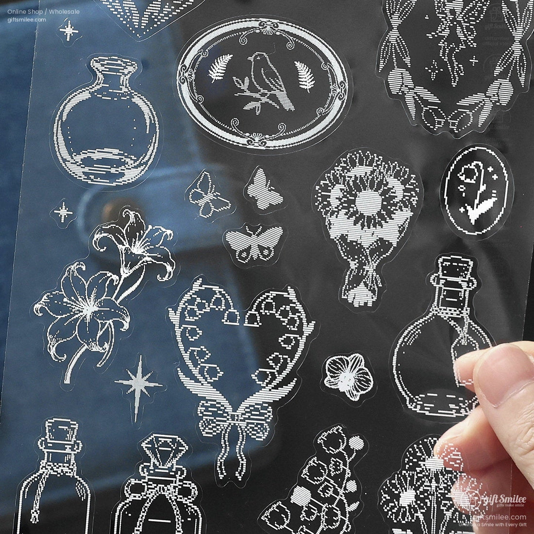 Pre-Cut Transparent Pet Fairy Tale Motifs Decorative Stickers | KS-SA-4427