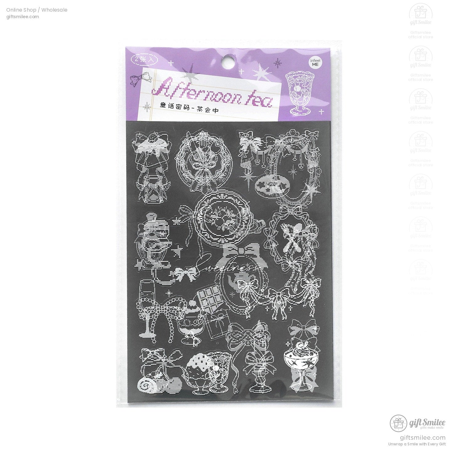 Pre-Cut Transparent Pet Fairy Tale Motifs Decorative Stickers | KS-SA-4427