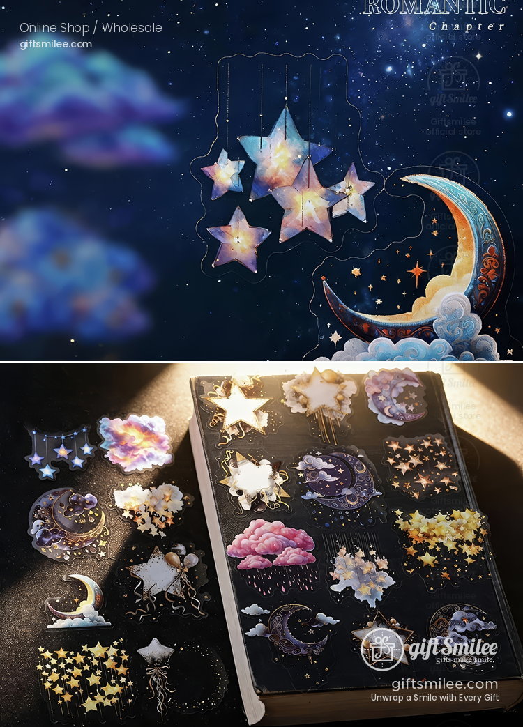 Clouds And Stars Sticker Pack | KS-SA-4440