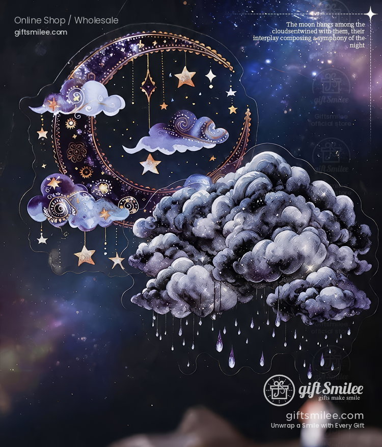 Clouds And Stars Sticker Pack | KS-SA-4440