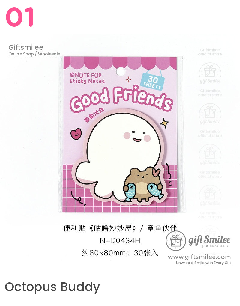 Fun Animal Food Post-It Notes | KS-SN-017