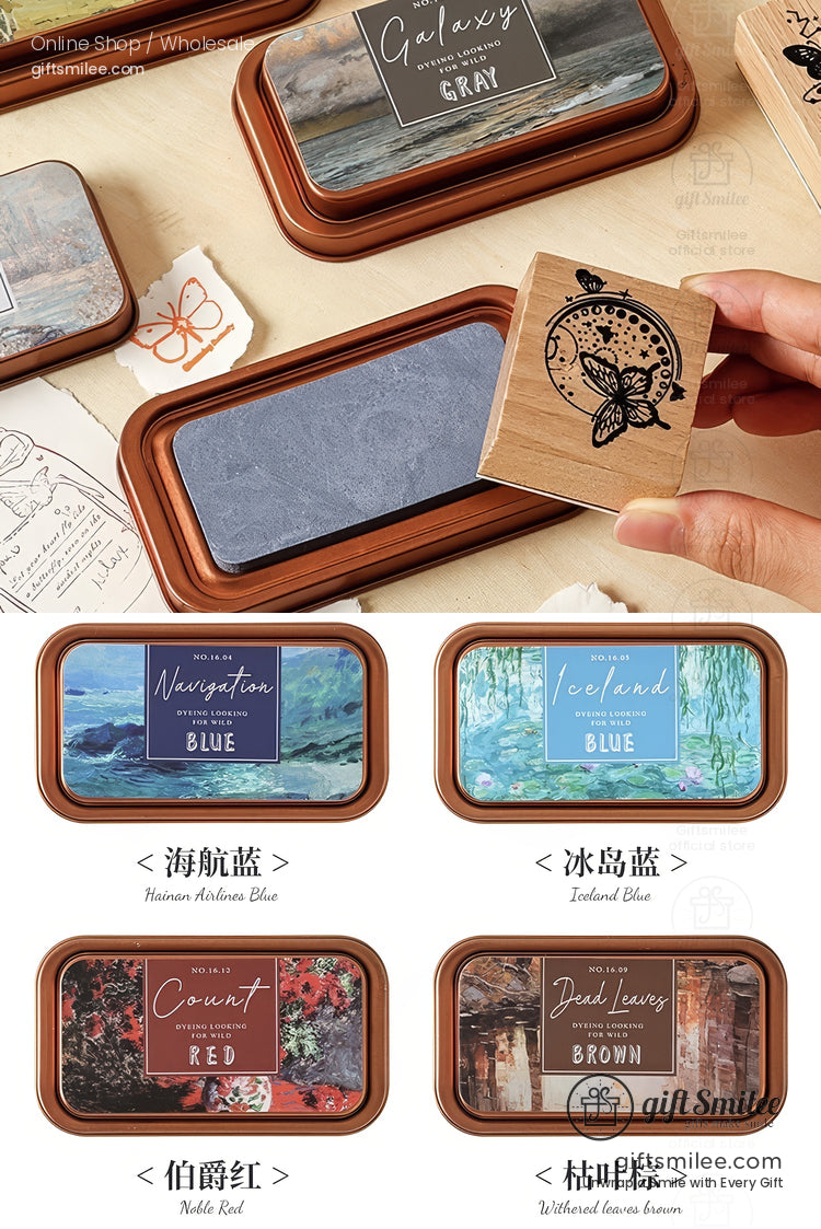 Oil Based Quick-Dry Rich Pigment Metal Tin Stamp Ink Pad | KS-SP-020