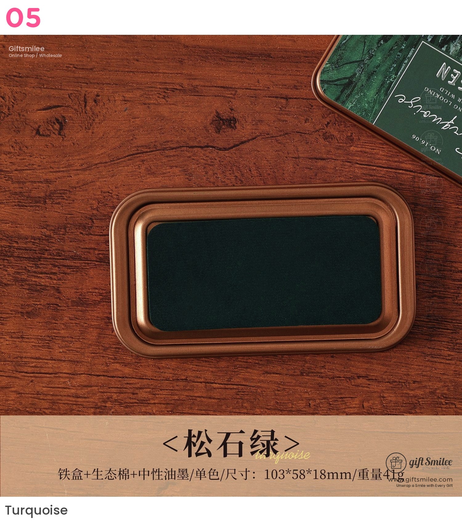 Oil Based Quick-Dry Rich Pigment Metal Tin Stamp Ink Pad | KS-SP-020