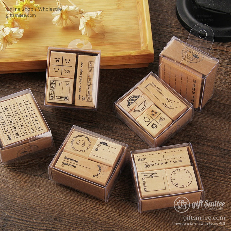Simple Wooden Rubber Stamps | KS-WS-343
