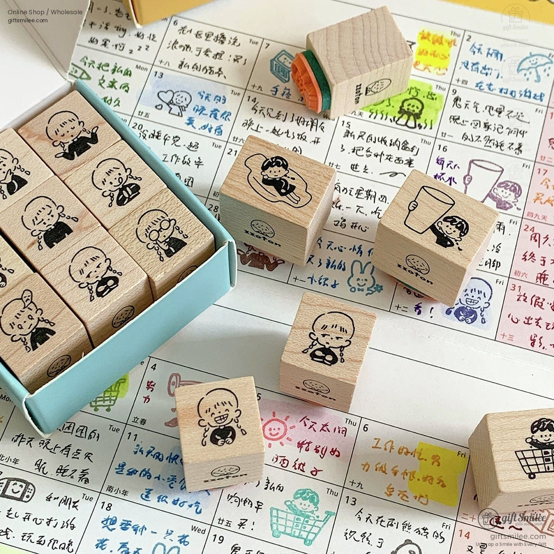 Expressions Wooden Rubber Stamps | KS-WS-344