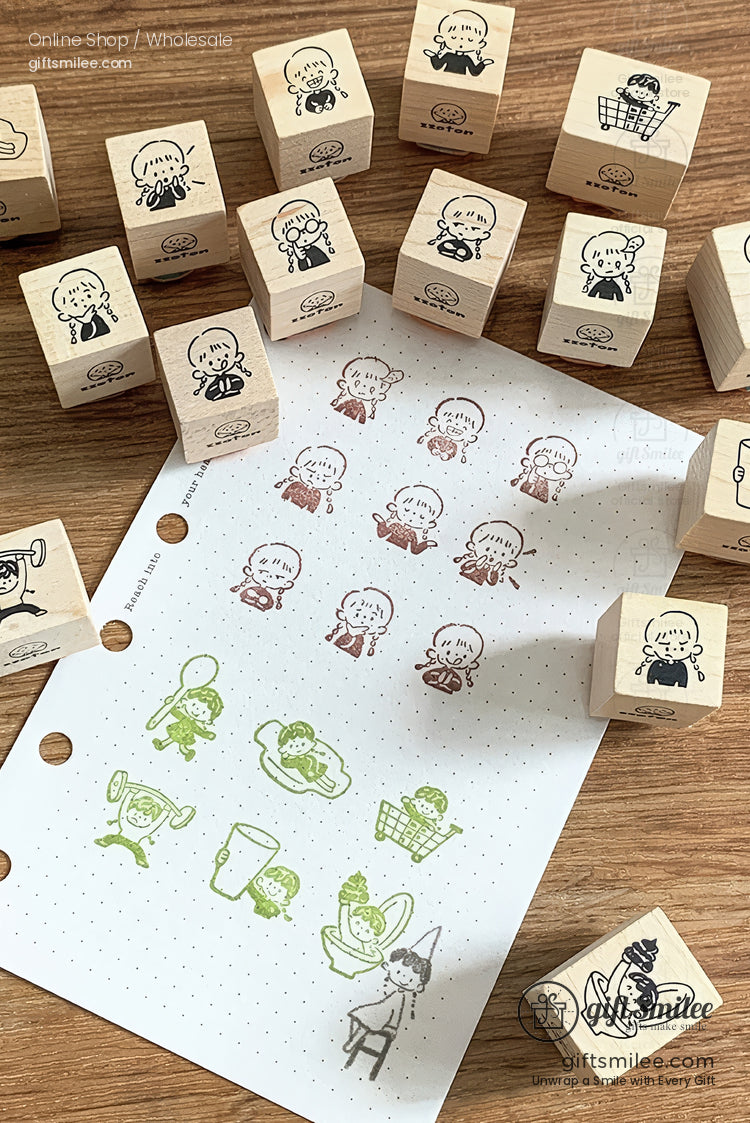 Expressions Wooden Rubber Stamps | KS-WS-344