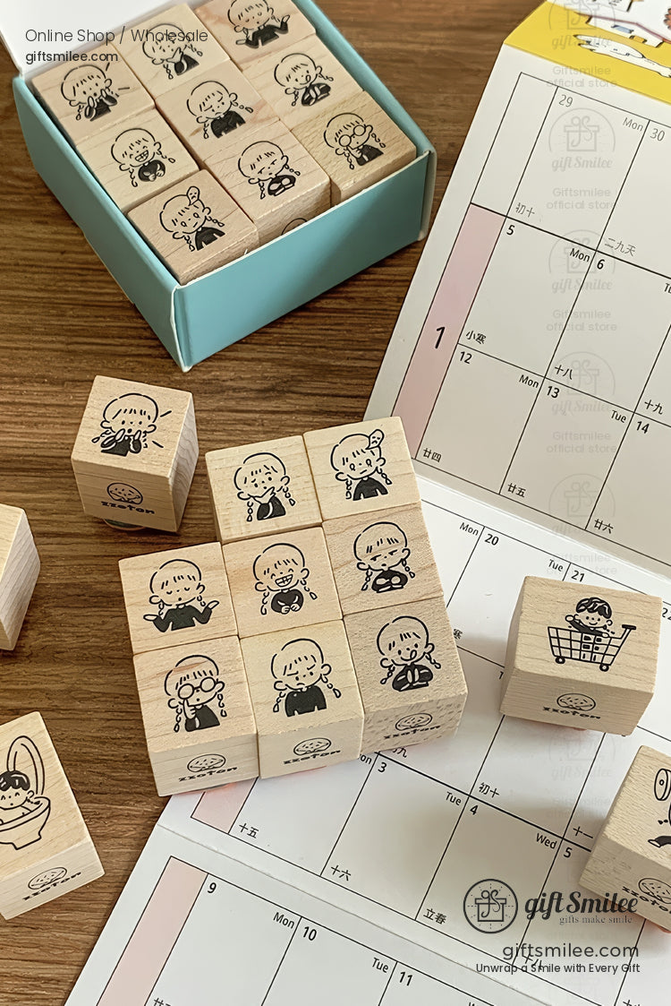 Expressions Wooden Rubber Stamps | KS-WS-344