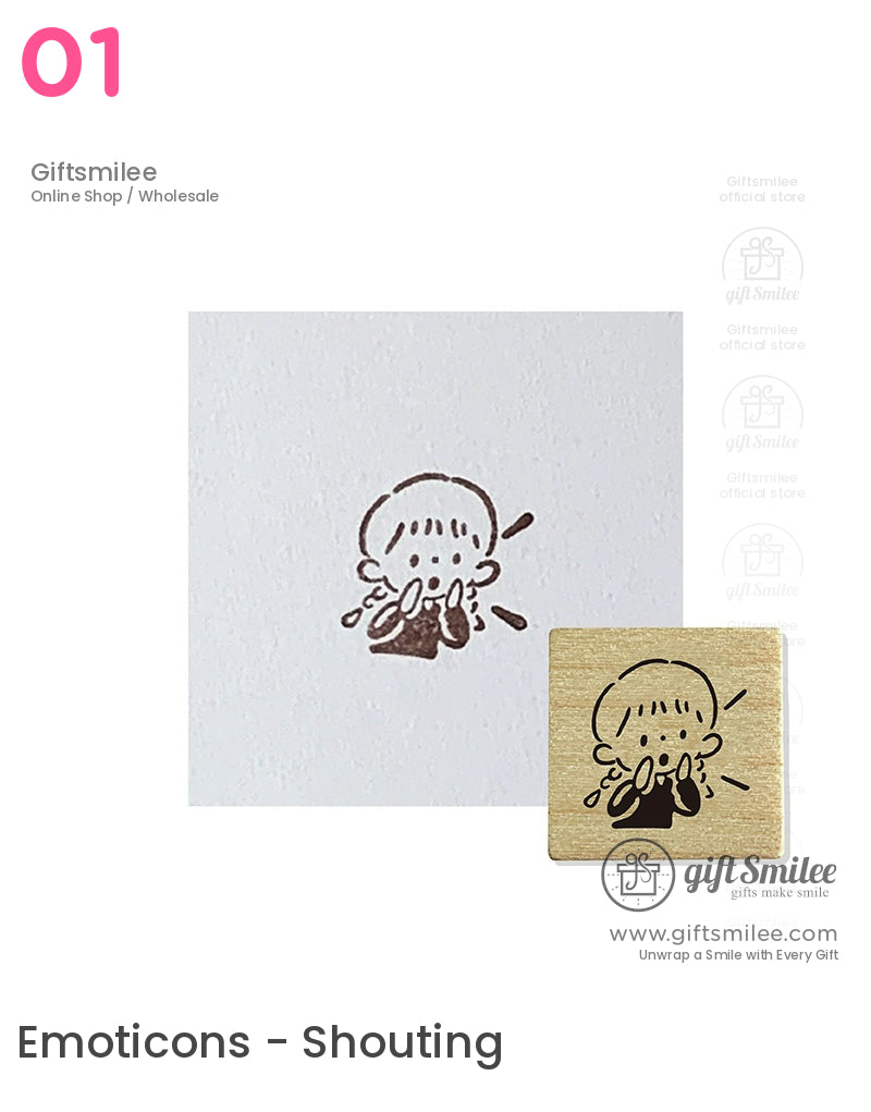 Expressions Wooden Rubber Stamps | KS-WS-344