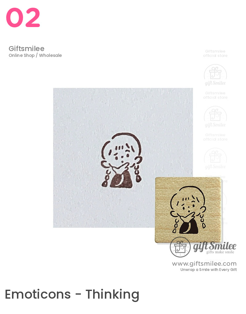 Expressions Wooden Rubber Stamps | KS-WS-344