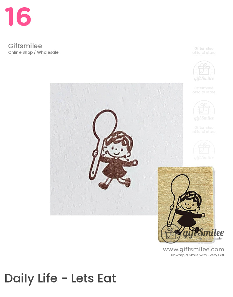 Expressions Wooden Rubber Stamps | KS-WS-344