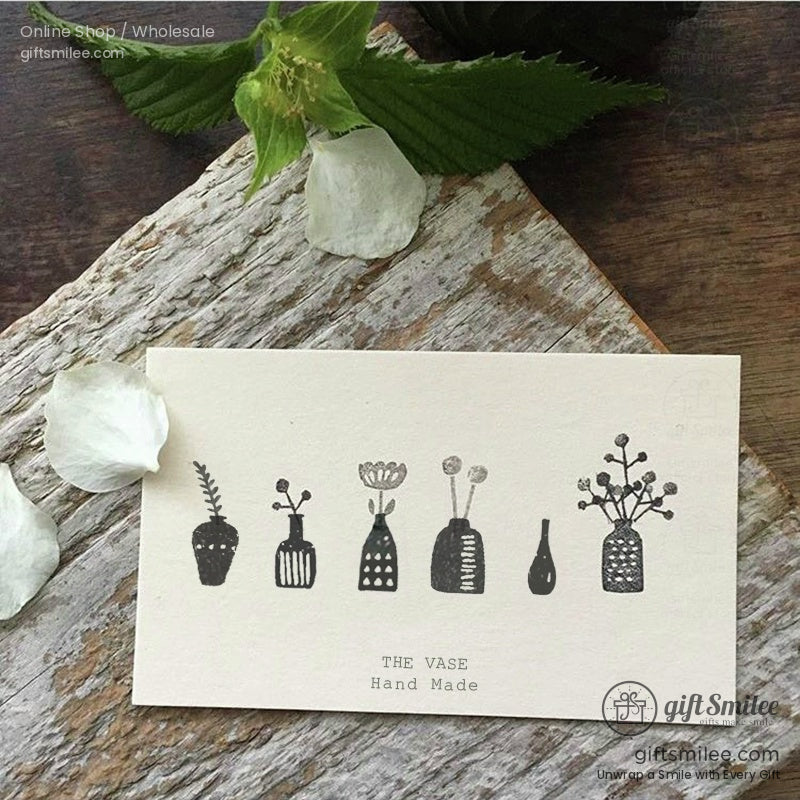 Retro Vase Pattern Rubber Stamp Set | KS-WS-345