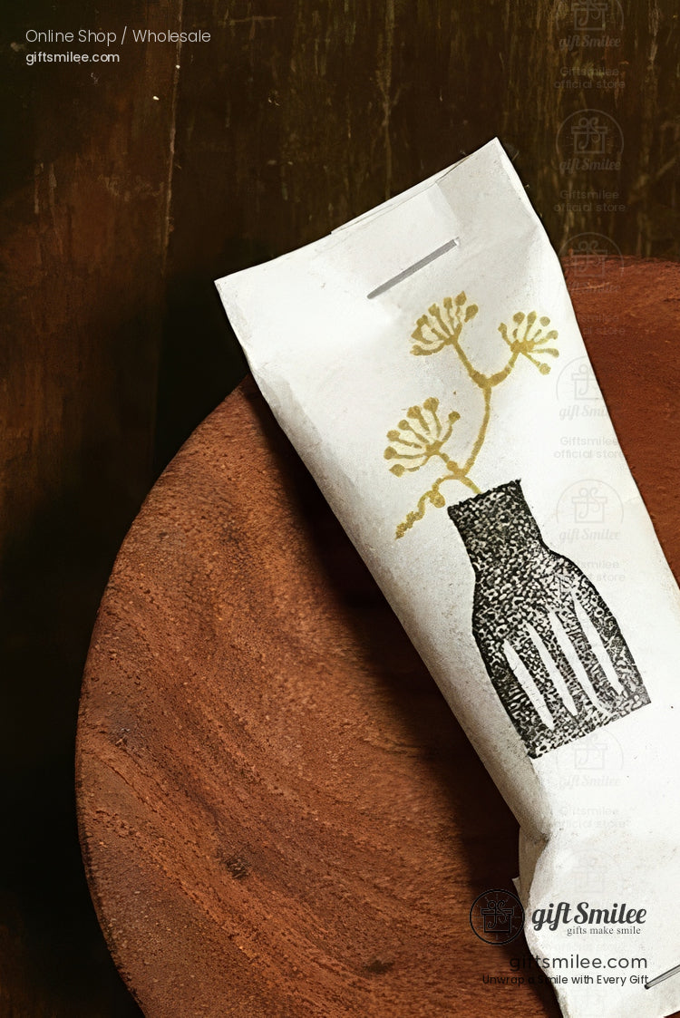 Retro Vase Pattern Rubber Stamp Set | KS-WS-345