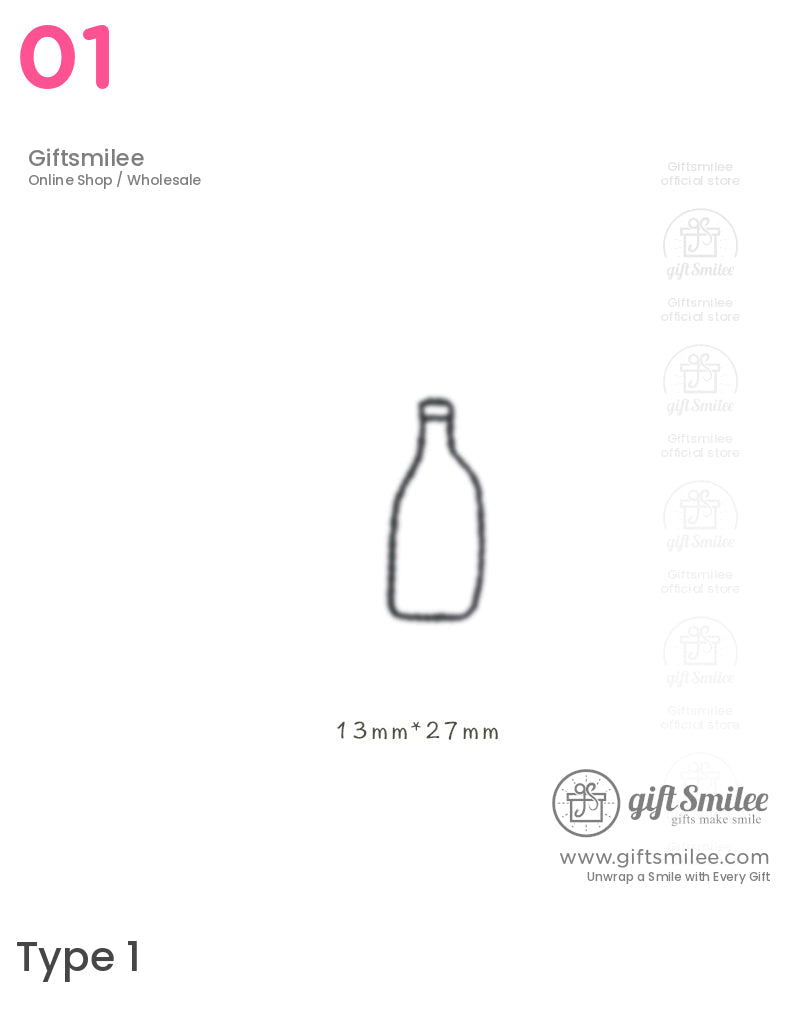 Retro Vase Pattern Rubber Stamp Set | KS-WS-345