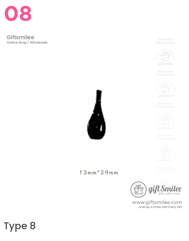 Retro Vase Pattern Rubber Stamp Set | KS-WS-345