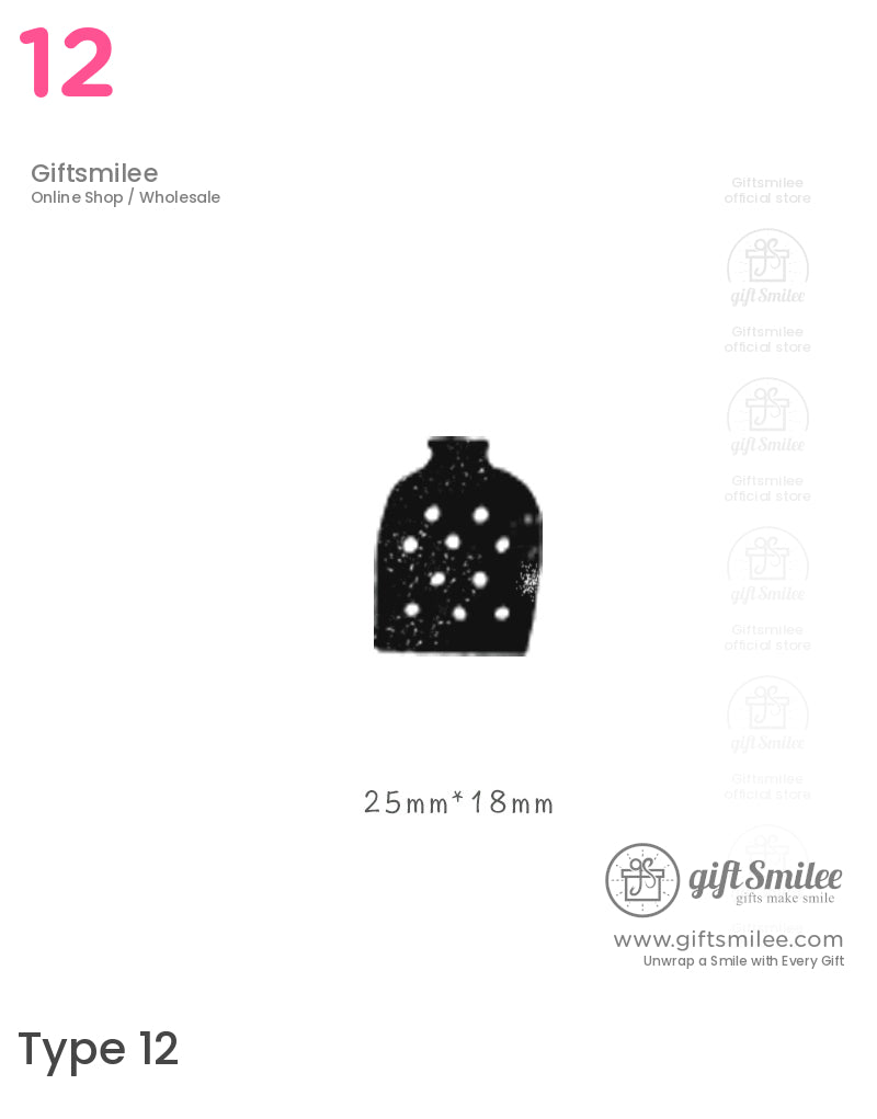 Retro Vase Pattern Rubber Stamp Set | KS-WS-345