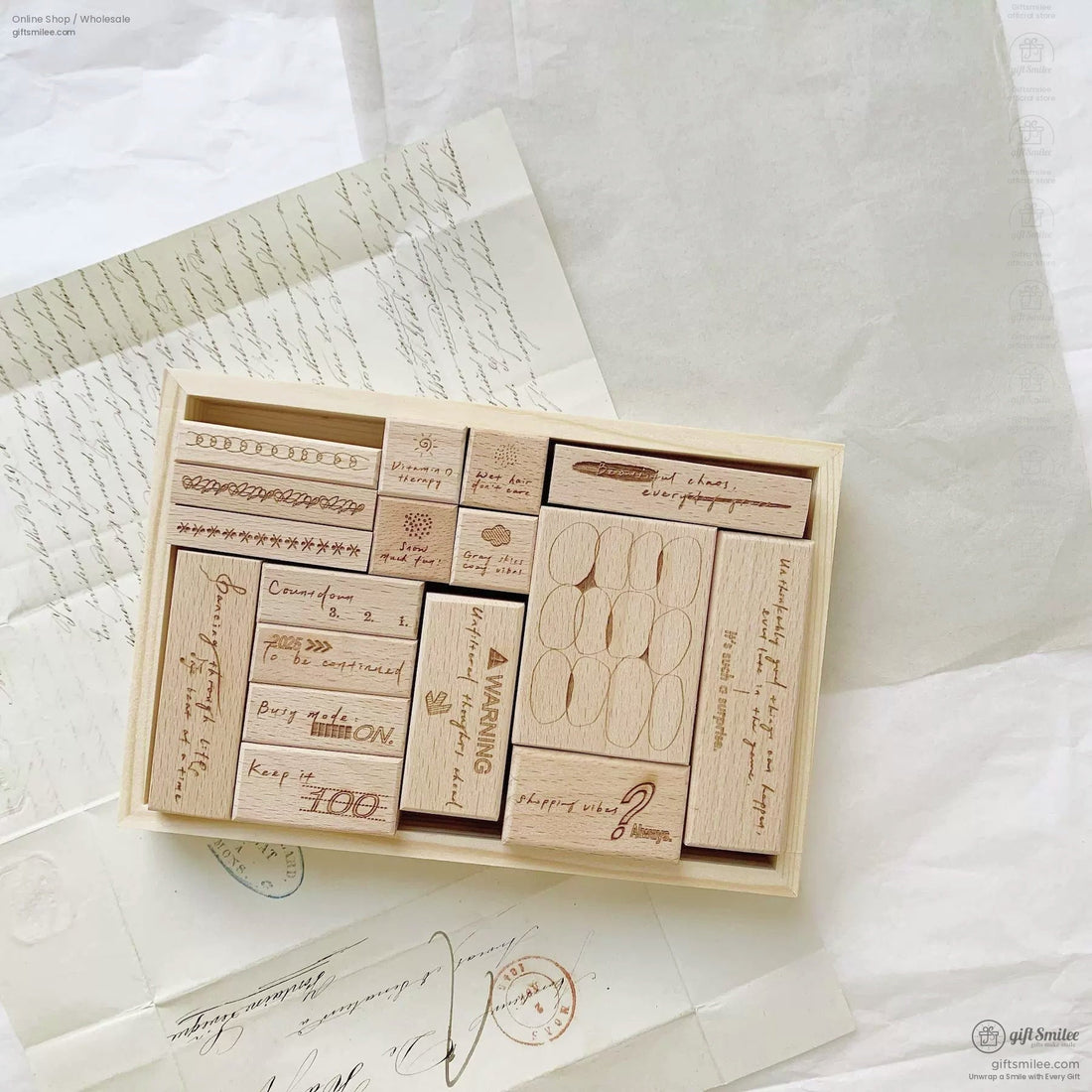 Beautiful Disorder Rubber Stamp Set | KS-WS-348