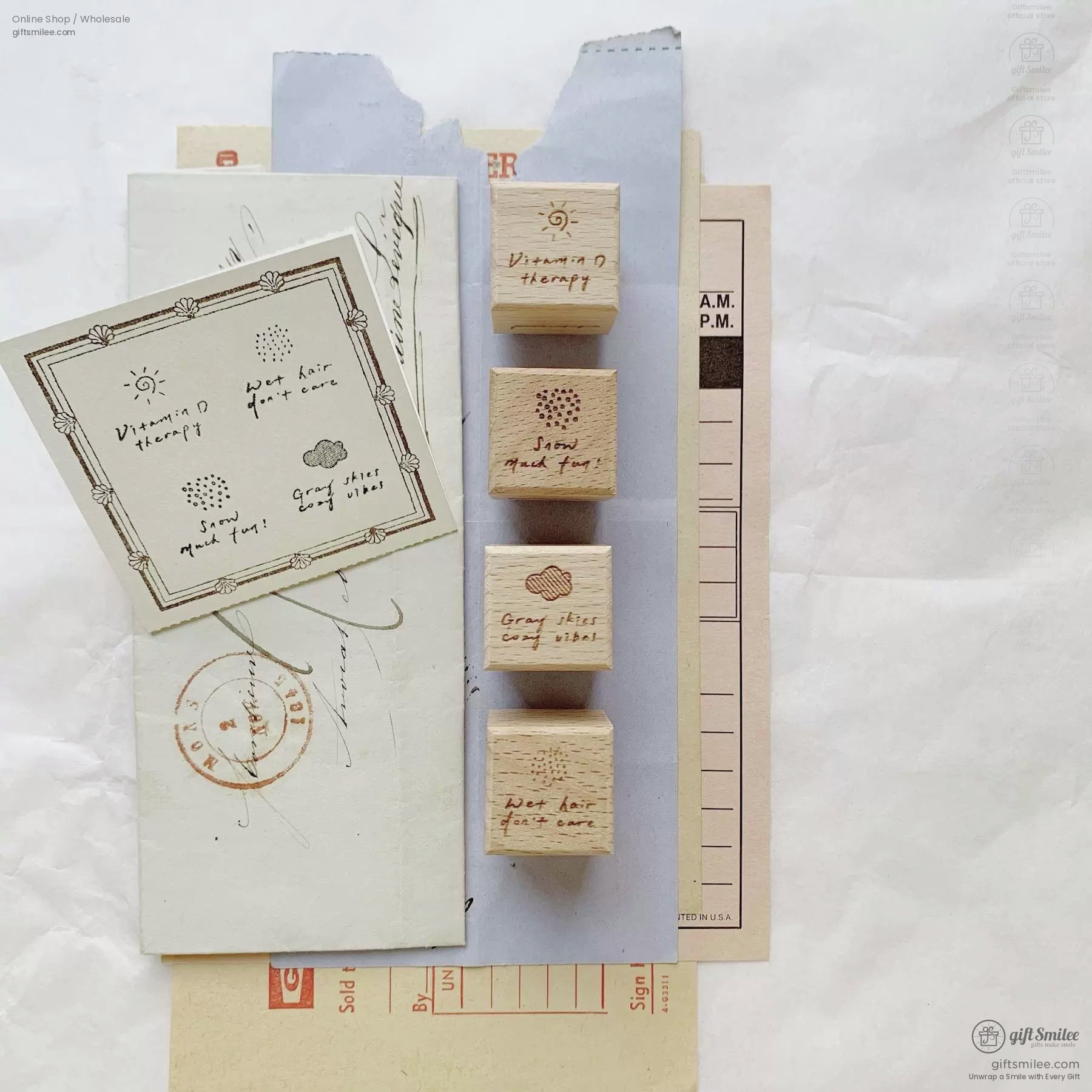 Beautiful Disorder Rubber Stamp Set | KS-WS-348