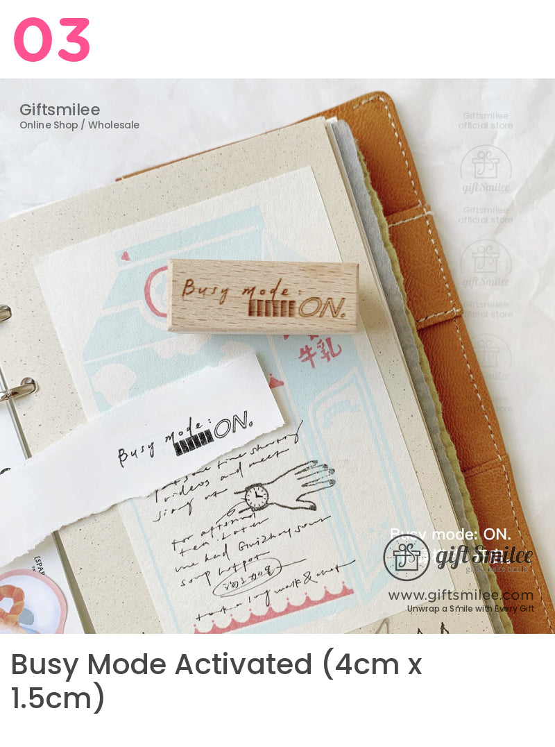 Beautiful Disorder Rubber Stamp Set | KS-WS-348