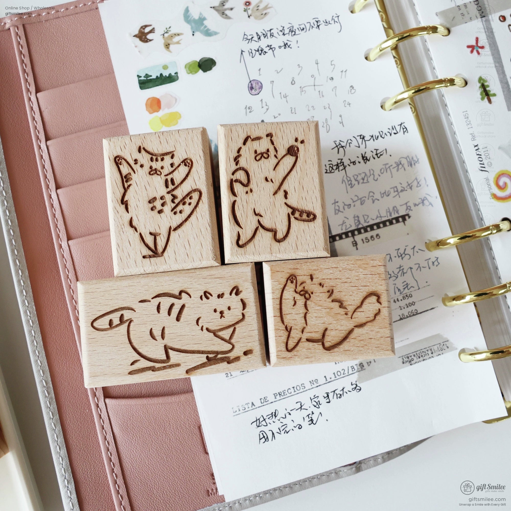 Happy And Grumpy Kitten Rubber Stamps | KS-WS-350